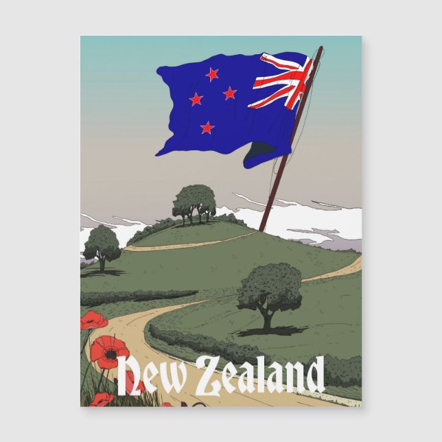 Nueva Zelanda Viajes Antiguos  (Anverso)