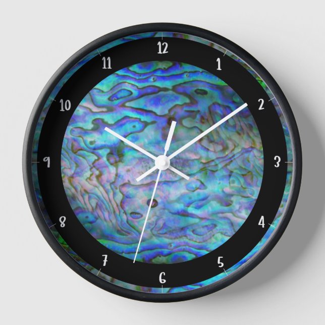 NUEVA ZELANDIA KIWI PAUA RELOJ DEL MURO (Anverso)