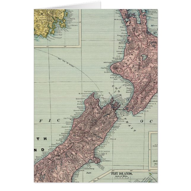 Nueva Zelandia, Tasmania, Fiji (Frente)