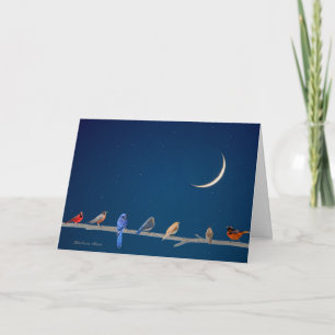 Nuevas aves lunares en el cable: Tarjeta