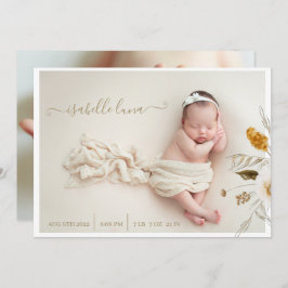 Nuevas estadísticas de natalidad Invitaciones foto