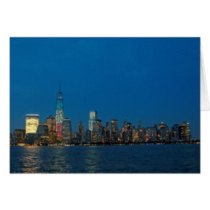 Nuevas luces de la noche de New York City los
