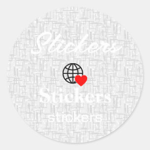 Nuevas pegatinas de logo de texto personalizadas