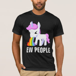 NUEVAS PERSONAS VÓMITEN CAMISETAS UNICORN