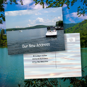 Nuevas postales de dirección en el hogar del lago