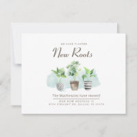 Nuevas Raíces Moviendo Nueva Invitación De Direcci