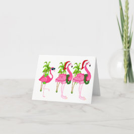 Nuevas tarjetas de Navidades Flamingo Rosado