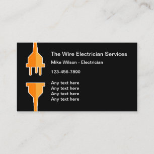 Nuevas Tarjetas de Visita de Electricista