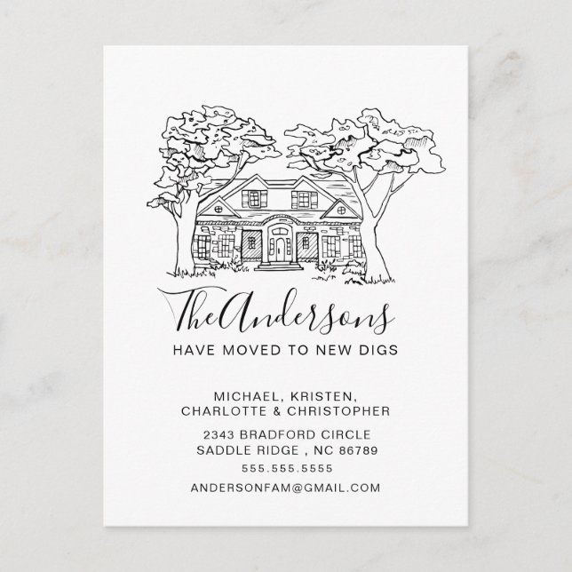 Nuevas Viviendas | Anuncio de Mudanza (Anverso)