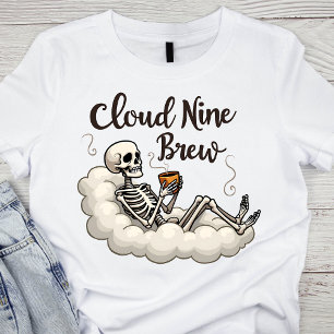 Nueve camisetas de Skeleton Brew