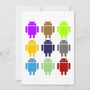 Nueve Didones De Bug (Android De Varios Colores)