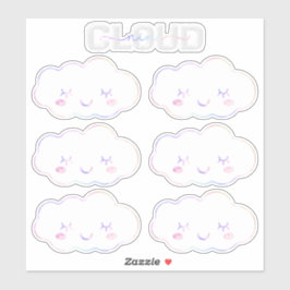 Nueve Pegatinas de cumpleaños - Kawaii Pastel Sk