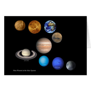 Nueve planetas en el sistema solar