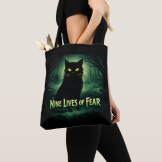 Nueve Vidas de Miedo - Bolsa de mano de gato negro