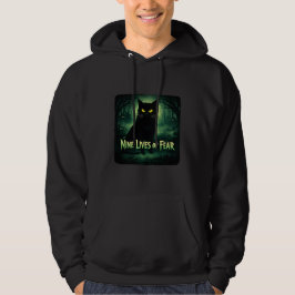 Nueve Vidas de Miedo – Sudadera con Capucha de Gat