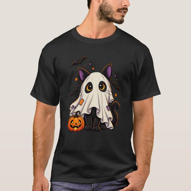 Nueve vidas no son suficientes Camiseta de Hallowe (Anverso)
