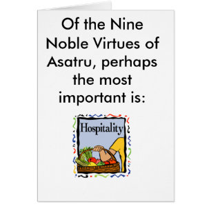 Nueve virtudes nobles: Hospitalidad