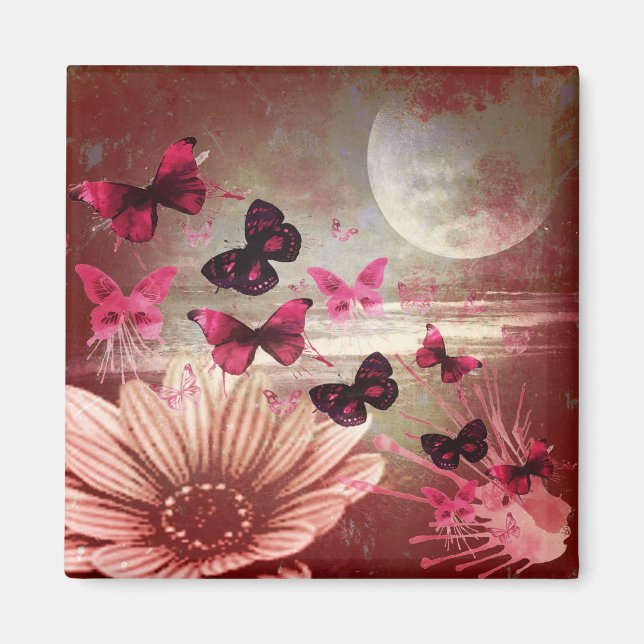 Nuevo 3 imán cuadrado grande (Frente)