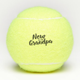 Nuevo abuelo Est. 2018 pelotas de tenis divertidas