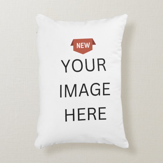 ¡NUEVO! Almohada de acento de 12" x 16" - Algodón  (Frente (Vertical))