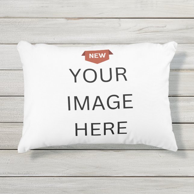 ¡NUEVO! Almohada de acento de 12" x 16" - Personal (Anverso)