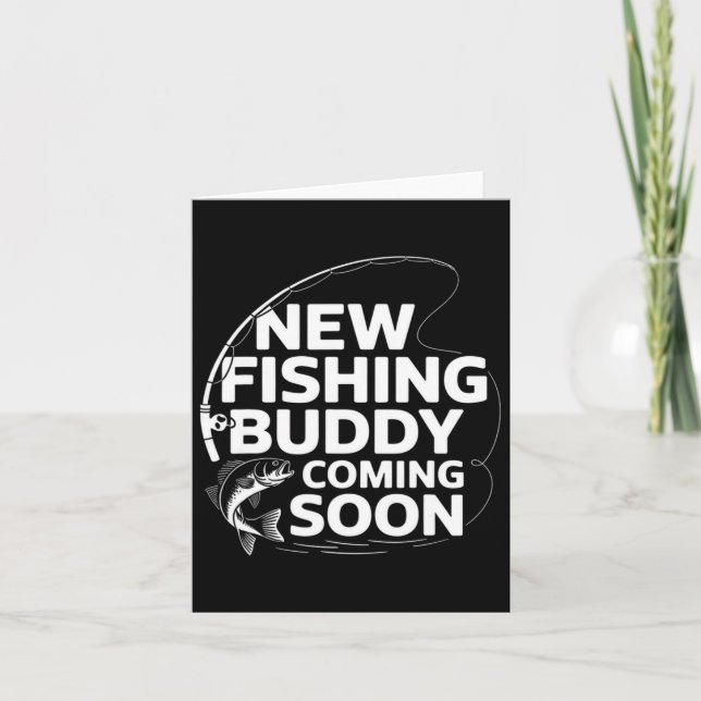 Nuevo amigo de pesca que viene pronto Anuncio de e (Anverso)