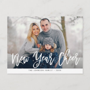 NUEVO AÑO DE CHEER   Tarjeta de saludo con membret
