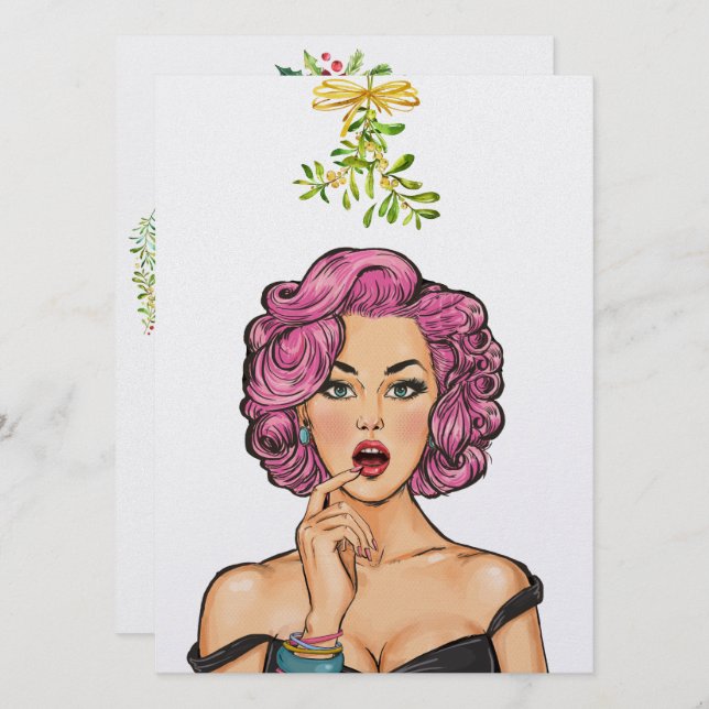 Nuevo año o invitación a Navidades (Anverso / Reverso)