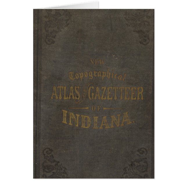 Nuevo atlas topográficos y nomenclátor de Indiana (Frente)