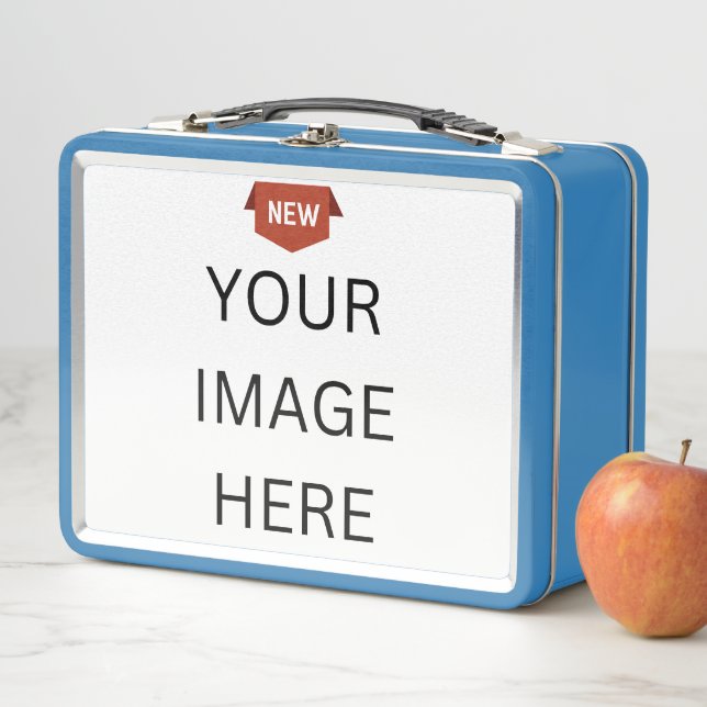 ¡NUEVO! Buzón metalizado - Azul claro - Personaliz (In situ)