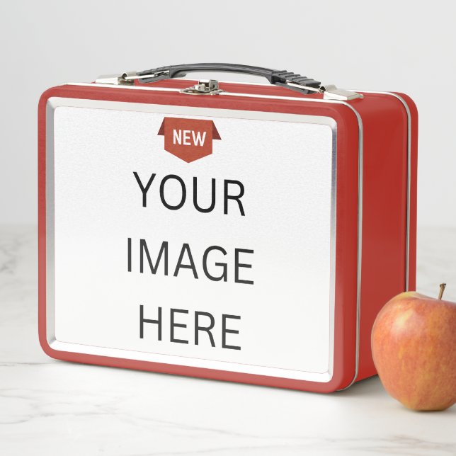 ¡NUEVO! Buzón metalizado - Rojo - Personalizado (In situ)