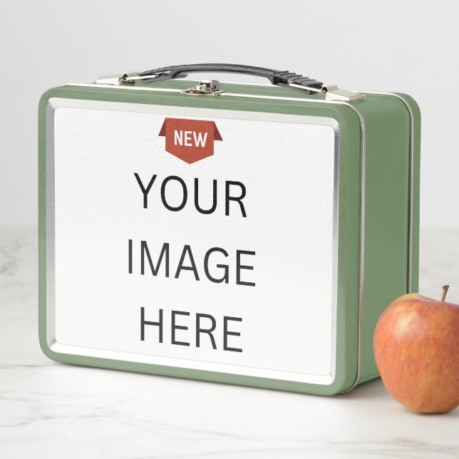 ¡NUEVO! Buzón metalizado - Verde - Personalizado (In situ)