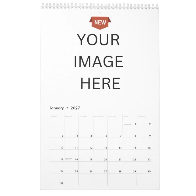 ¡NUEVO! Calendario - Estados Unidos - Inglés - Vac (Jan 2027)