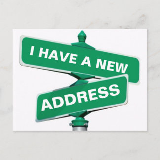 Nuevo cambio de postal de dirección