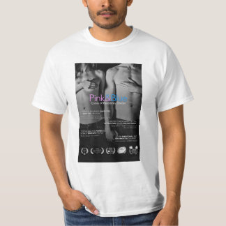 ¡Nuevo! Camisa rosada y azul w/quotes de la