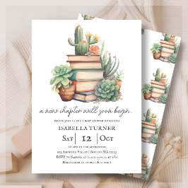 Nuevo capítulo Cactus & Books Invitación Baby Show
