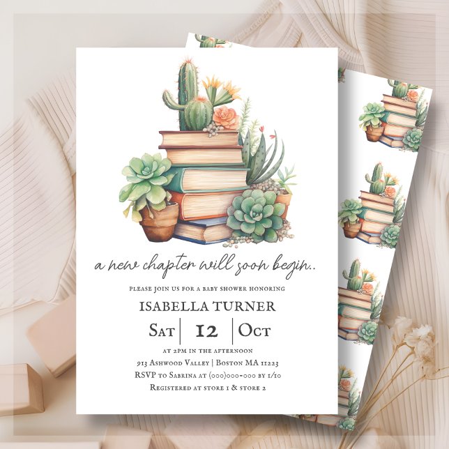 Nuevo capítulo Cactus & Books Invitación Baby Show (Subido por el creador)