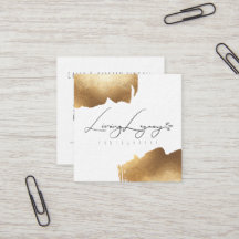 NUEVO cepillo del oro de la TARJETA de VISITA el |