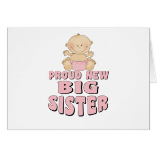 Nuevo chica orgulloso de la hermana grande