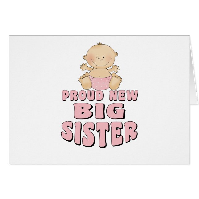 Nuevo chica orgulloso de la hermana grande (Anverso (Horizontal))