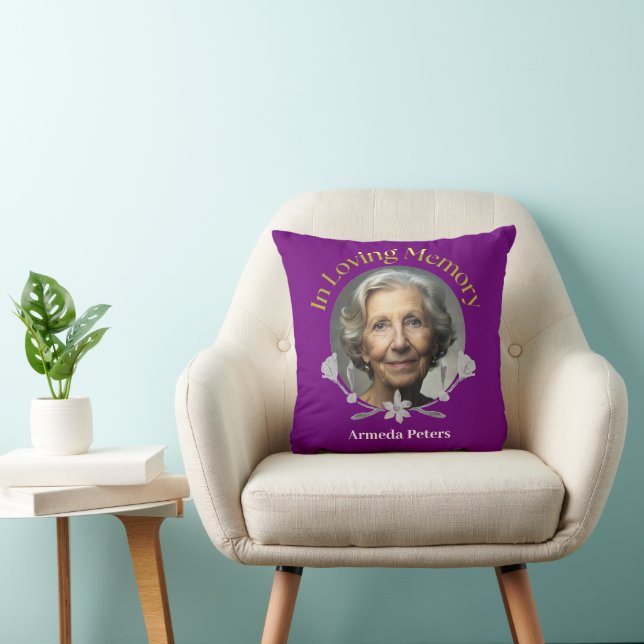 ¡NUEVO! Cojín decorativo - En Memoria De (Silla)