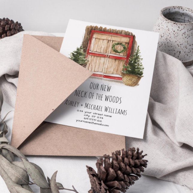Nuevo cuello de la Invitación en movimiento de Woo (Get into the holiday spirit with a heartfelt christmas post card! 🎅)