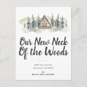 Nuevo cuello del bosque   Invitación móvil