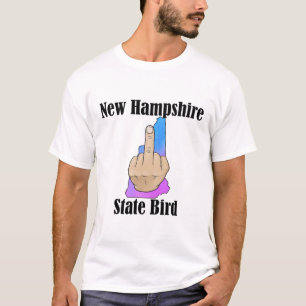 Nuevo dedo medio de la camiseta de la camiseta de 
