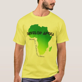 Nuevo desarrolle la camiseta de África