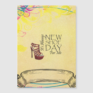 Nuevo día del zapato de la CAMISETA