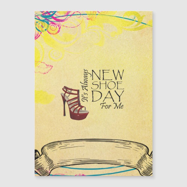 Nuevo día del zapato de la CAMISETA (Anverso)