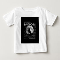nuevo diseño de camisetas de lobo lunar