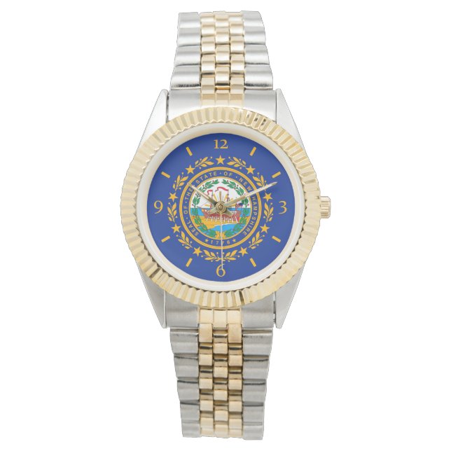 Nuevo diseño de reloj de bandera del estado de Ham (Anverso)