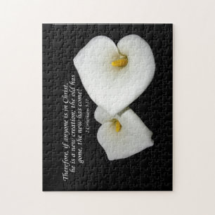 nuevo en la escritura de Cristo con puzzle de liri